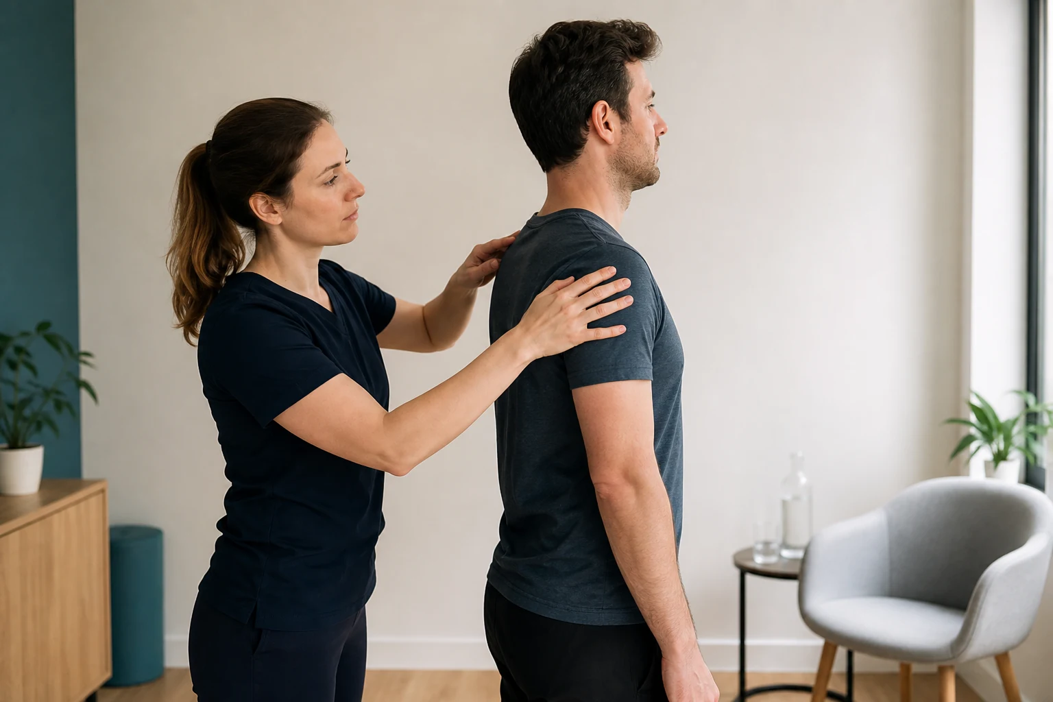 Consultation de chiropraxie au centre L’Alliance de Farciennes