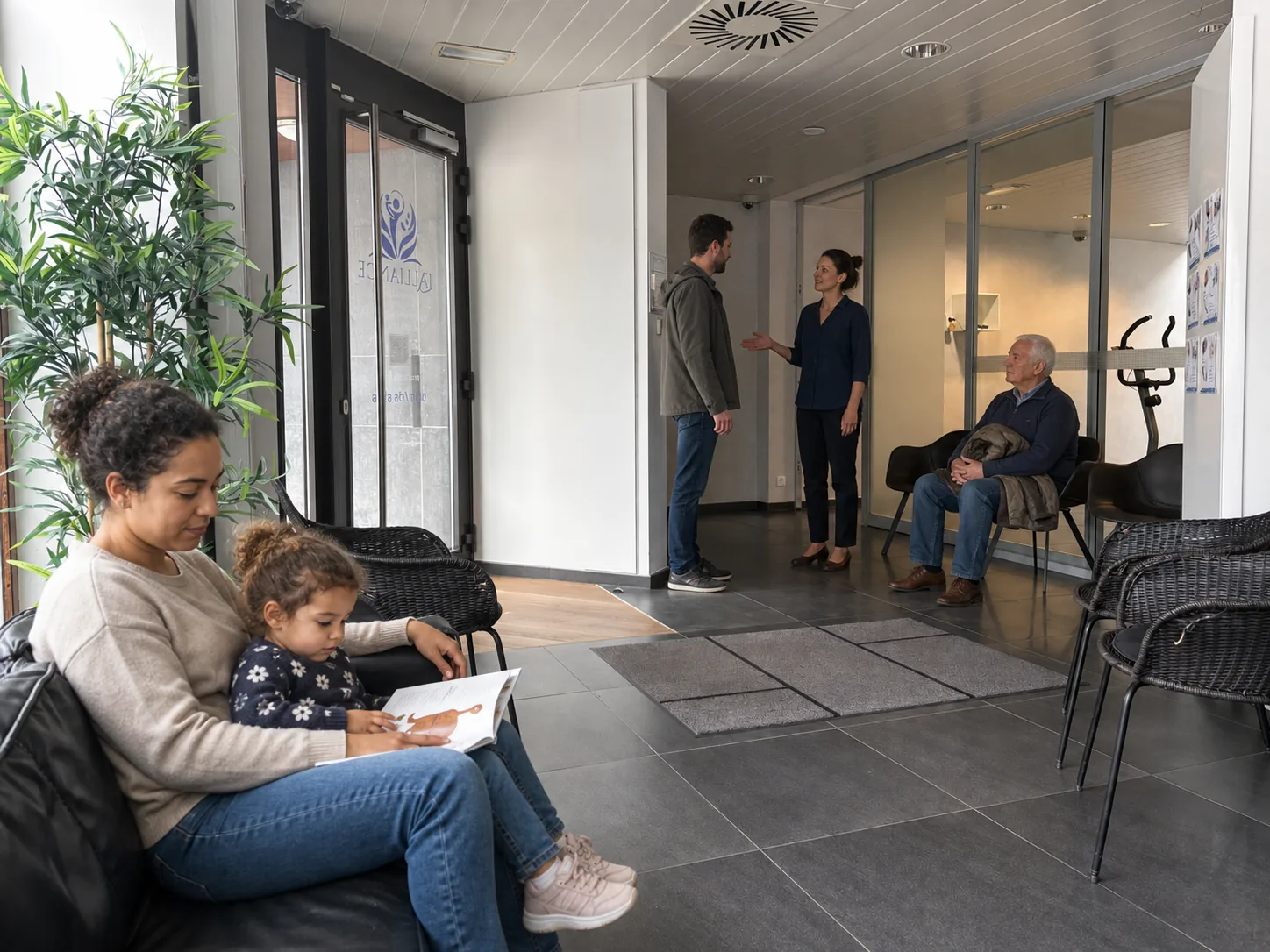 Séance de soin dans un centre L’Alliance
